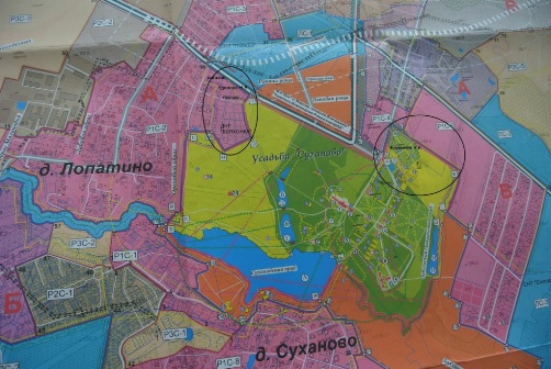План деревни суханово